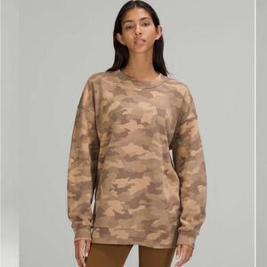 Lululemon Camouflage Perfectly Oversized Crew Sweatshirt
